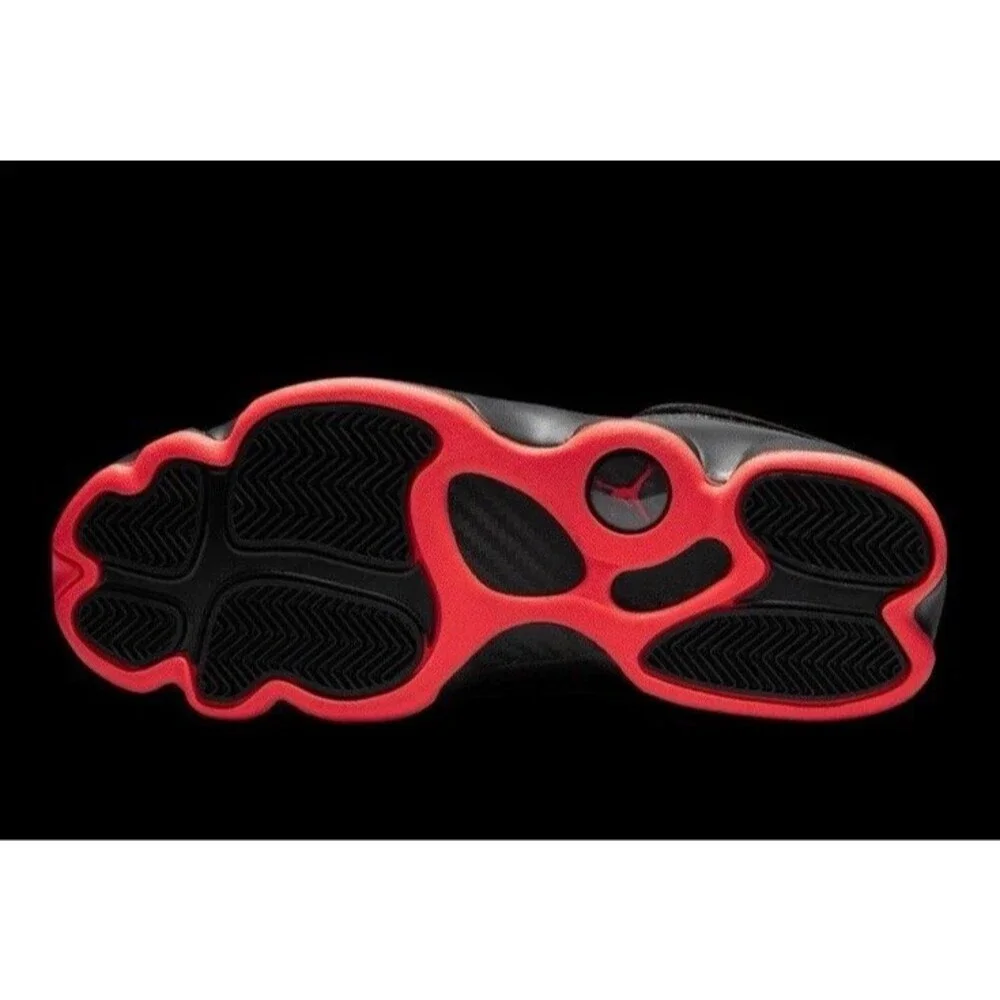 Jordan 6 Rings Black Infrared 23 Red Shoes Men's | Size 8